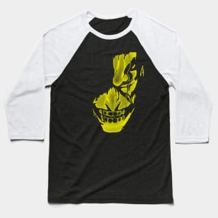 half-face Baseball T-Shirt